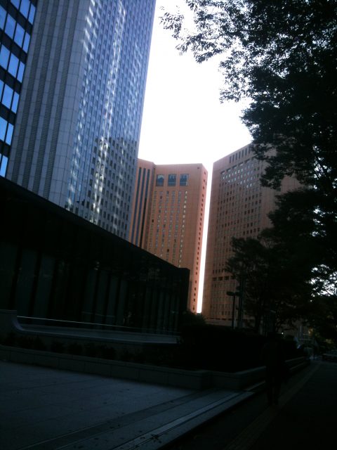 休日の新宿 休日の新宿